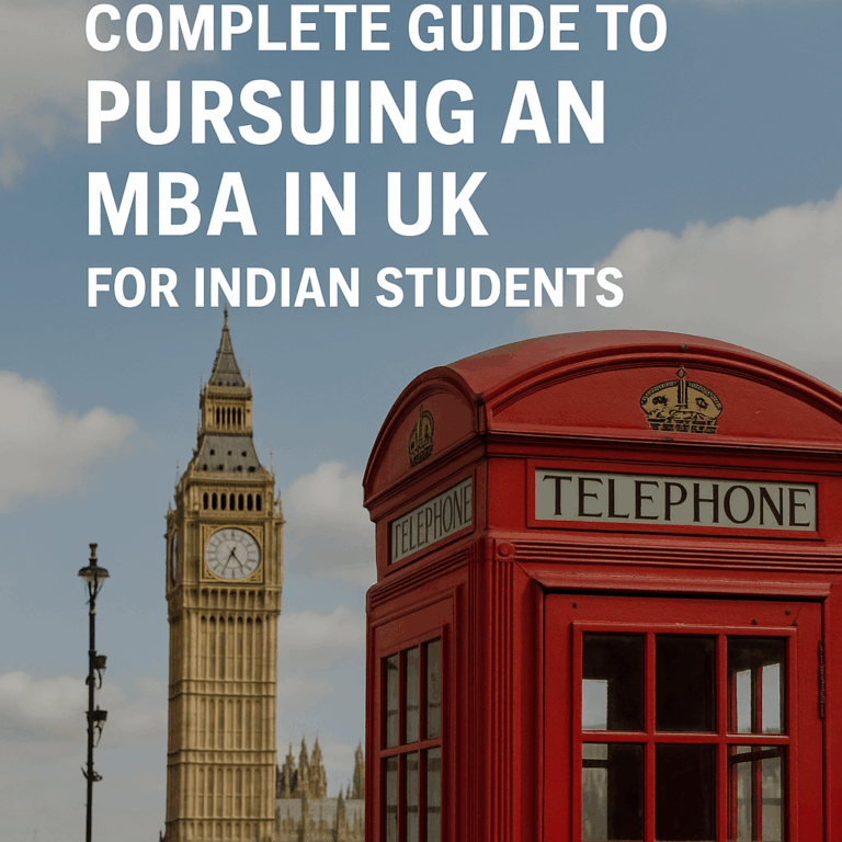 Complete Guide to Pursuing an MBA in UK for Indian Students