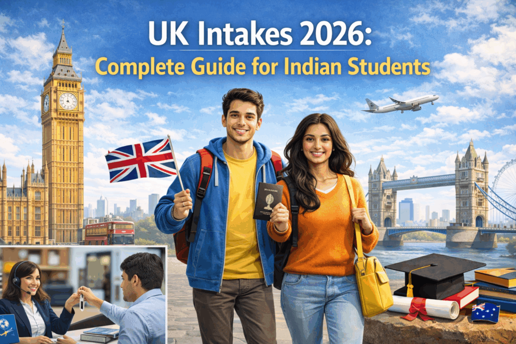 UK Intakes 2026 for Indian Students | Jan, May & Sep Guide